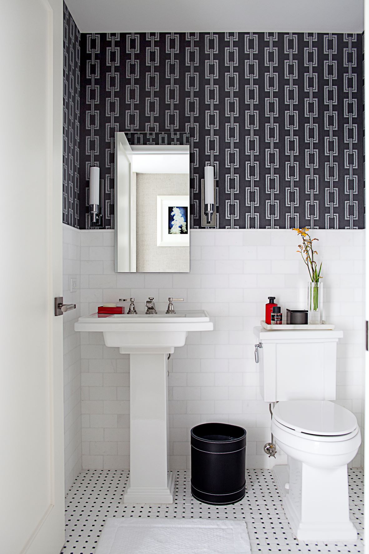41 of the Best Bathroom Wallpaper Ideas Robern